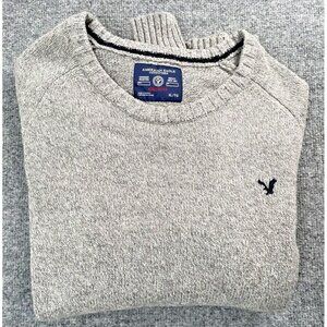 American Eagle Sweater Mens XL XT Fall Dress Casual Classy Elbow Savers Active.